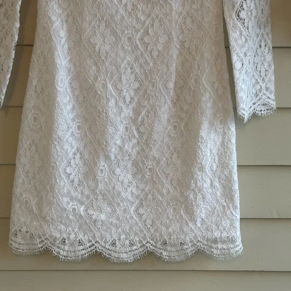 Lilly Pulitzer Meryl Dress Resort White Diamond Lace Size 0 New with Tags - Picture 6 of 16
